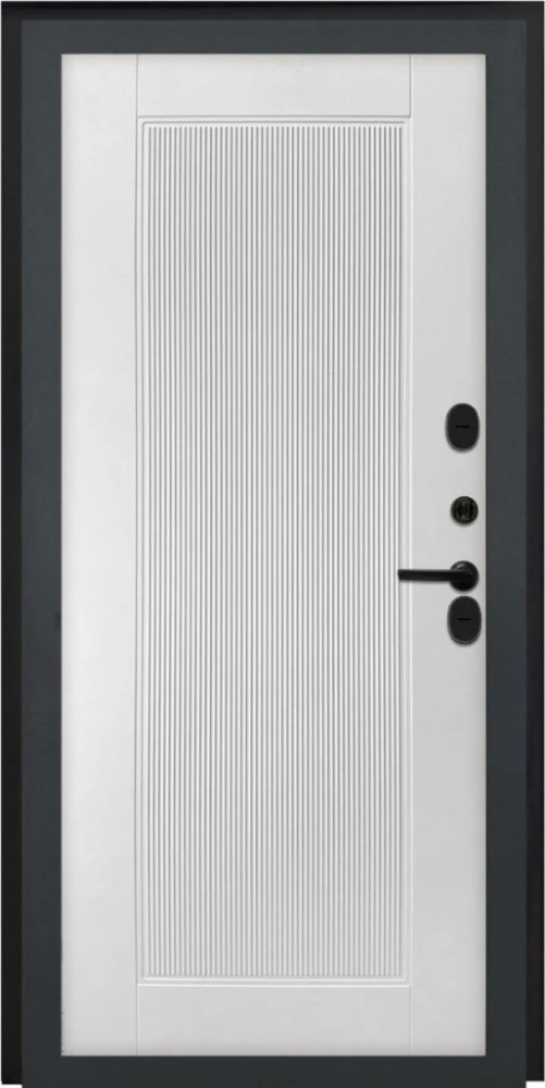 Входная дверь ДвериПРО L-43 ПВХ 10мм Астрод Velutto Bianco DPRO221160 внутренняя сторона